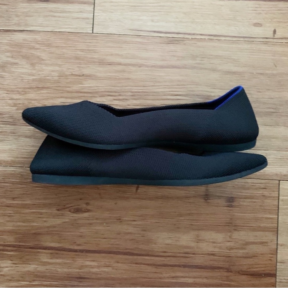 Rothy’s The Point Ballet Flats Classic Black 8.5 - Picture 5 of 7